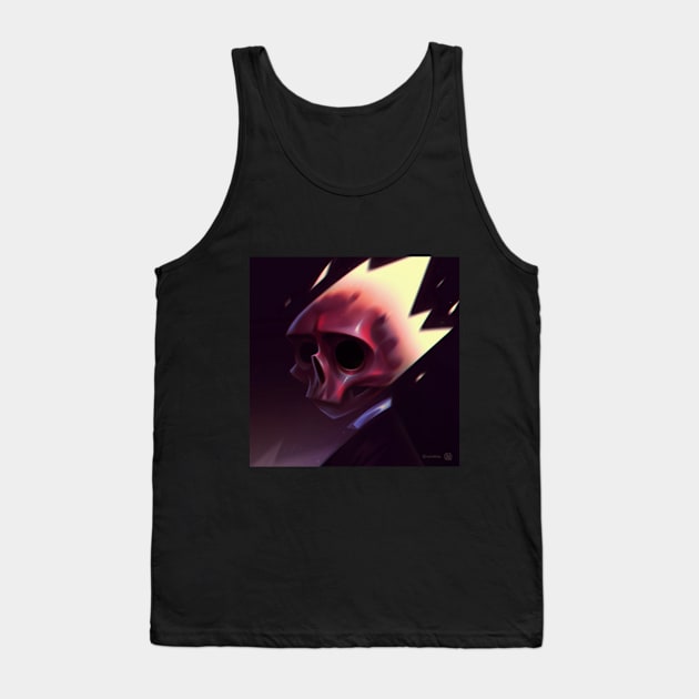 Skull Tank Top by ivanOFFmax